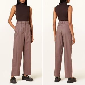Joseph Buckley Light Rainwear Pleated Trousers Size 36 / US 4